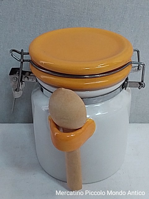 THUN - Barattolo Porta Zucchero Country con cucchiaino in Legno